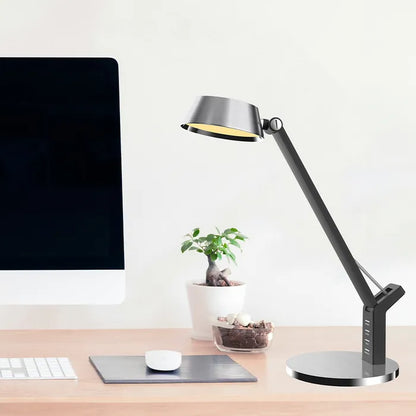 Hilda 8w LED Desk Lamp White Silver