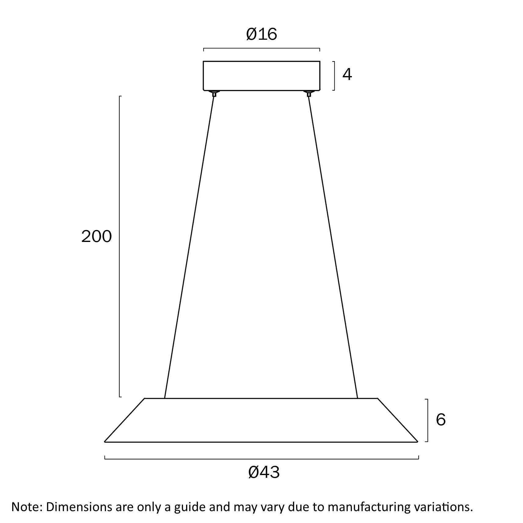 Hovin Small LED Pendant