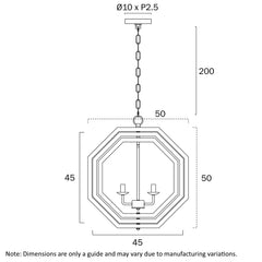Indio 4LT Pendant