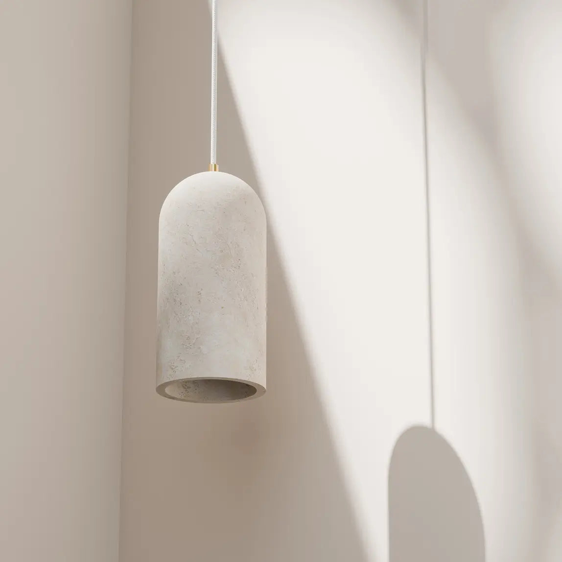 Inspire Travertine Round Pendant