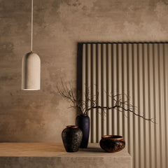 Inspire Travertine Round Pendant