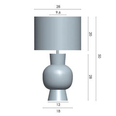 Karina Ceramic Table Lamp