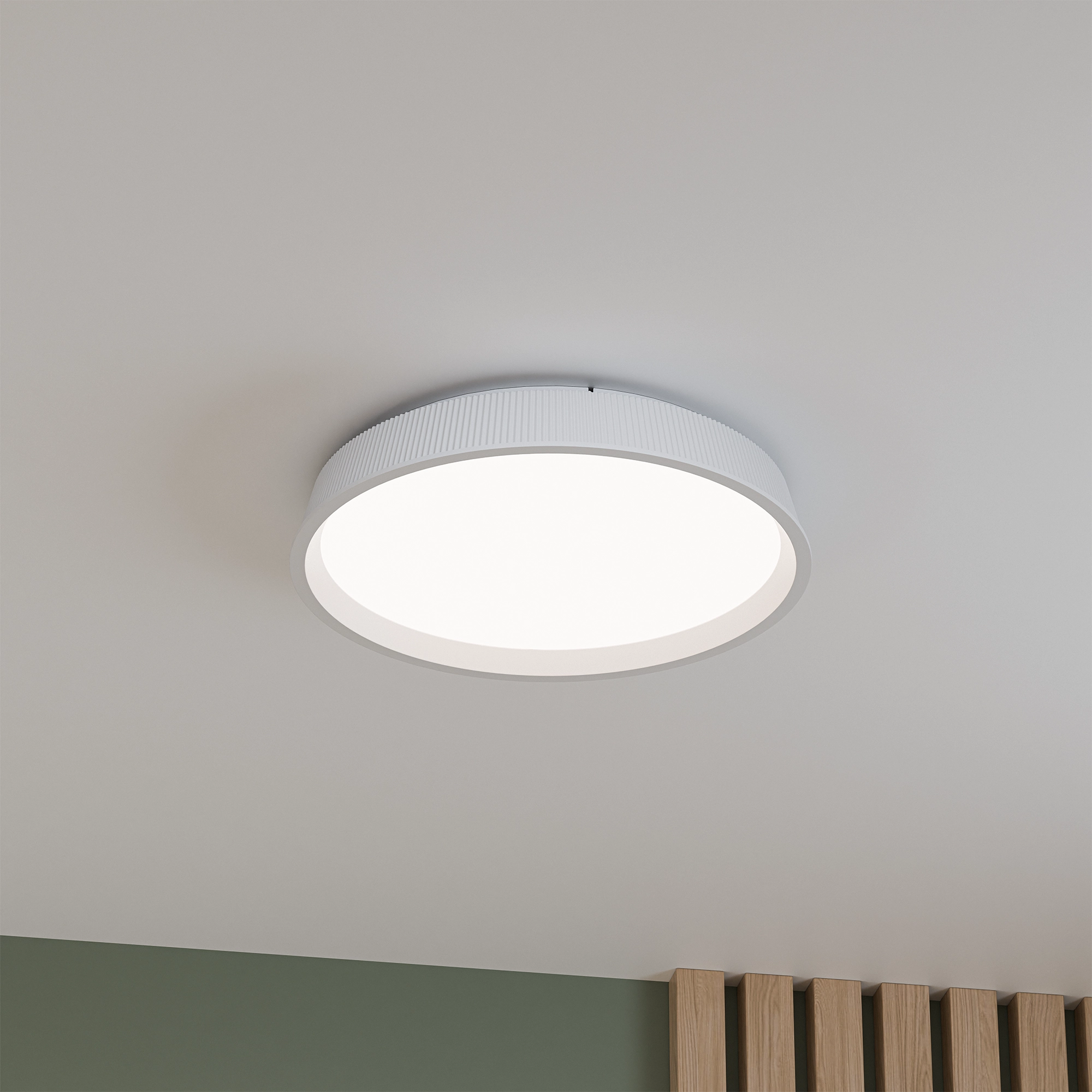 Kinglet Fluted LED Ceiling Light