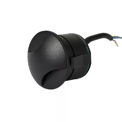 Kroll 2 3W LED Step Light Black 12V 3000k