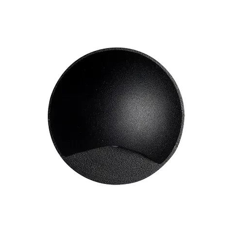 Kroll 2 3W LED Step Light Black 12V 3000k