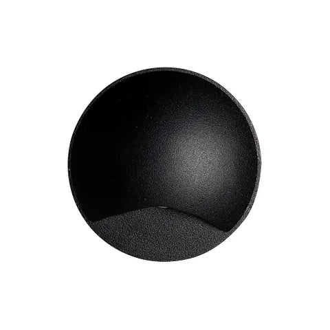 Kroll 2 3W LED Step Light Black 240V 5000k