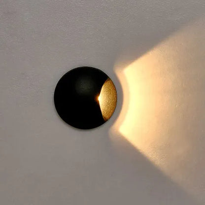 Kroll 1 3W LED Step Light Black 240V 3000k