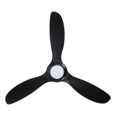 Kurrawa 72" DC Ceiling Fan Black with LED Light