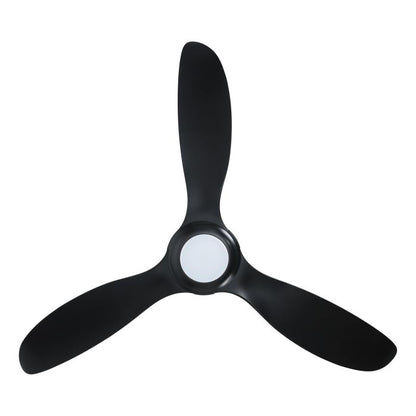 Kurrawa 72" DC Ceiling Fan Black with LED Light