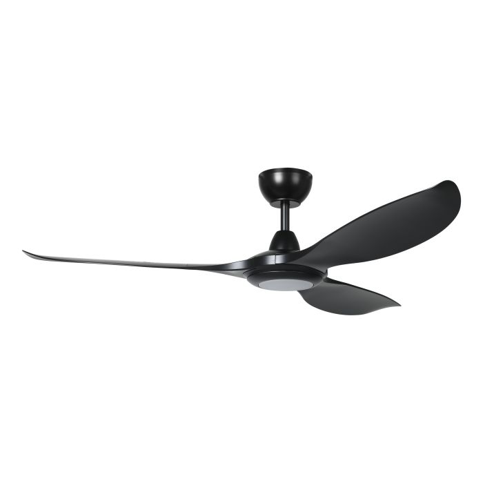 Kurrawa 72" DC Ceiling Fan Black with LED Light