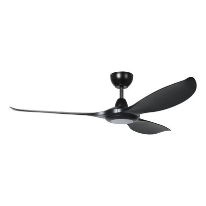 Kurrawa 72" DC Ceiling Fan Black with LED Light