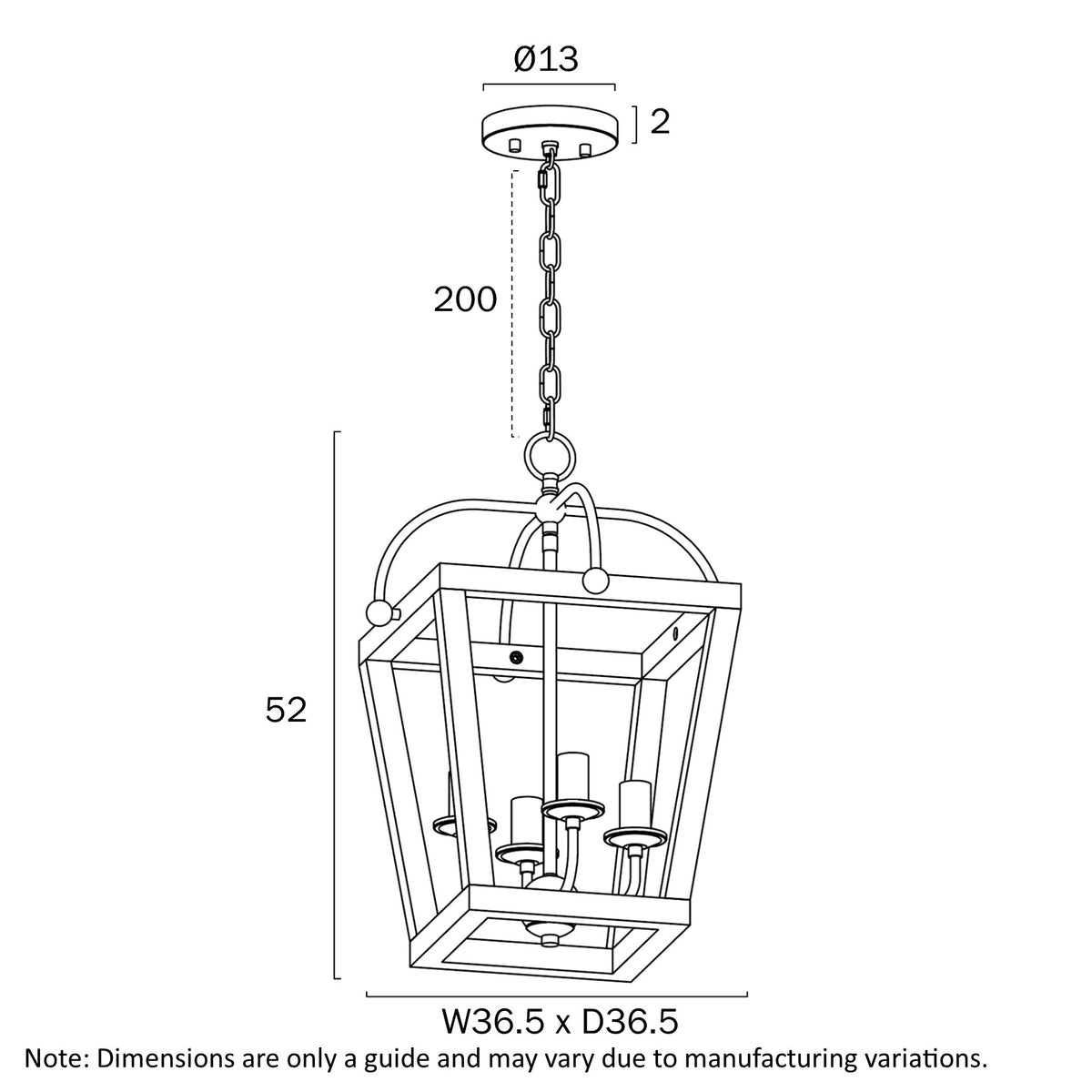 Lacota Lantern Pendant