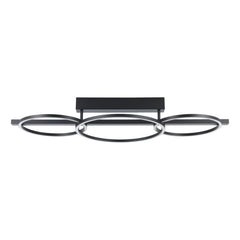 Lanacera LED Close to Ceiling Light Black