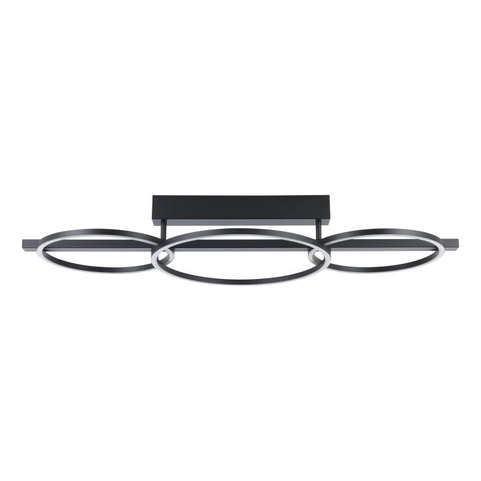 Lanacera LED Close to Ceiling Light Black