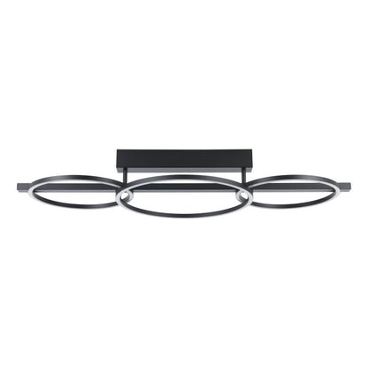 Lanacera LED Close to Ceiling Light Black