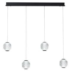 Langdon 4LT Bar Pendant Black Daylight (5000K)