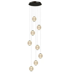Langdon 8LT Pendant Black Warm White (3000K)