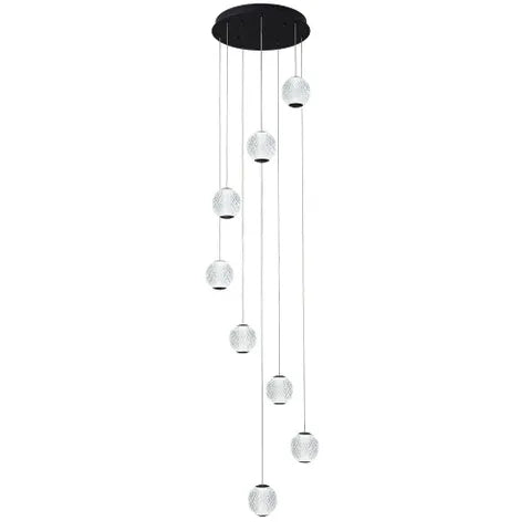 Langdon 8LT Pendant Black Daylight (5000K)