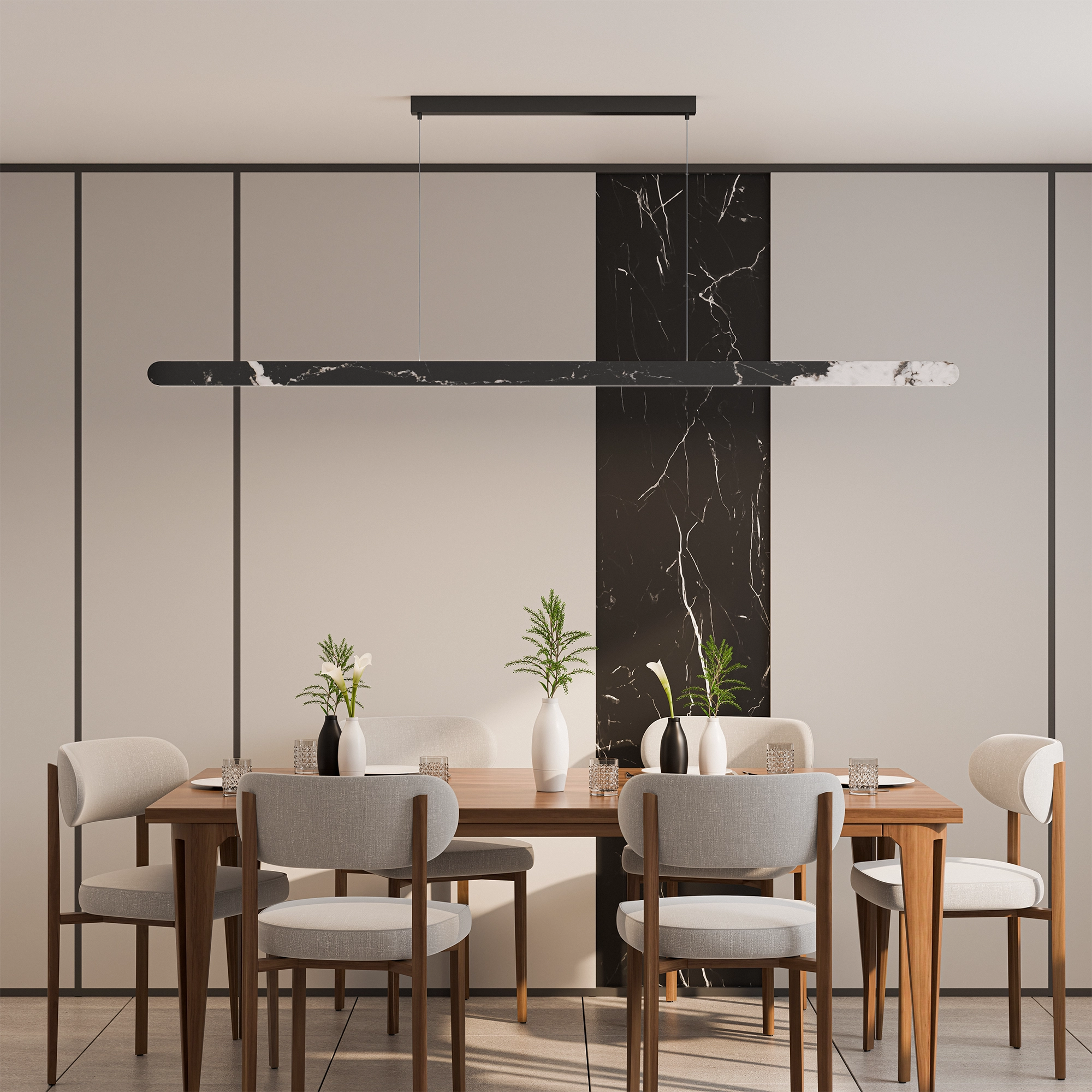Lanner Marble Linear LED Pendant