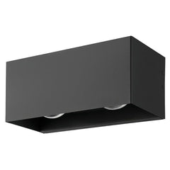 Lesmo Exterior Up/Down Wall Light Black