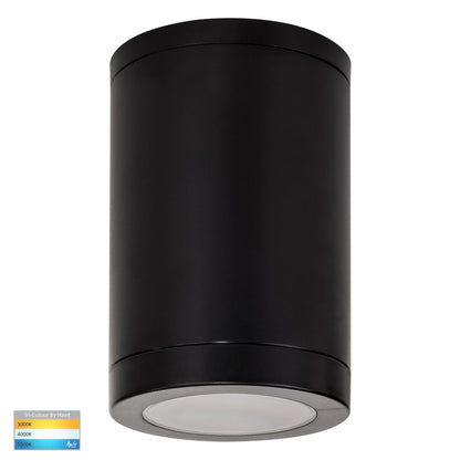 Lexan Large Surface Mounted Downlight Black