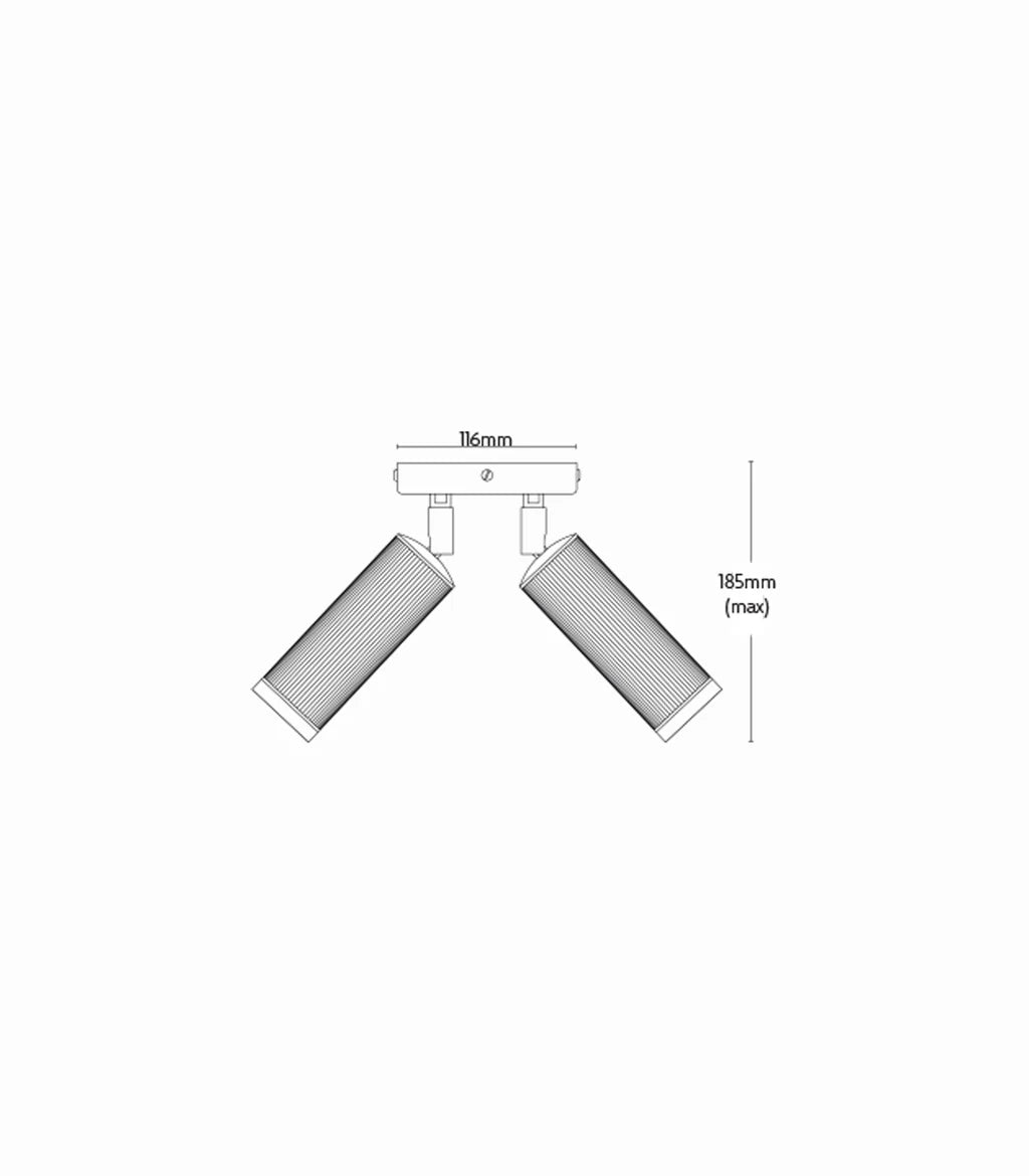 Spot Double Ceiling Light