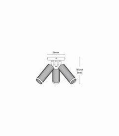 Spot Triple Ceiling Light