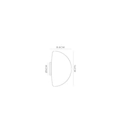 Dome Mirror Wall Light