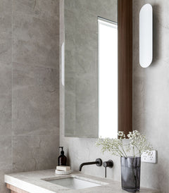Shadow Long Wall Light White