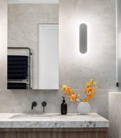 Shadow Long Wall Light White