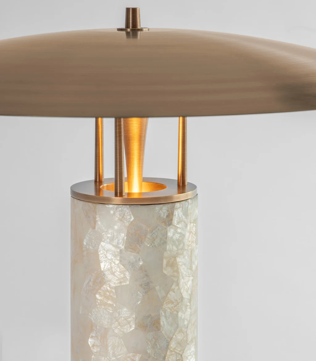 Luna Capiz Table Lamp