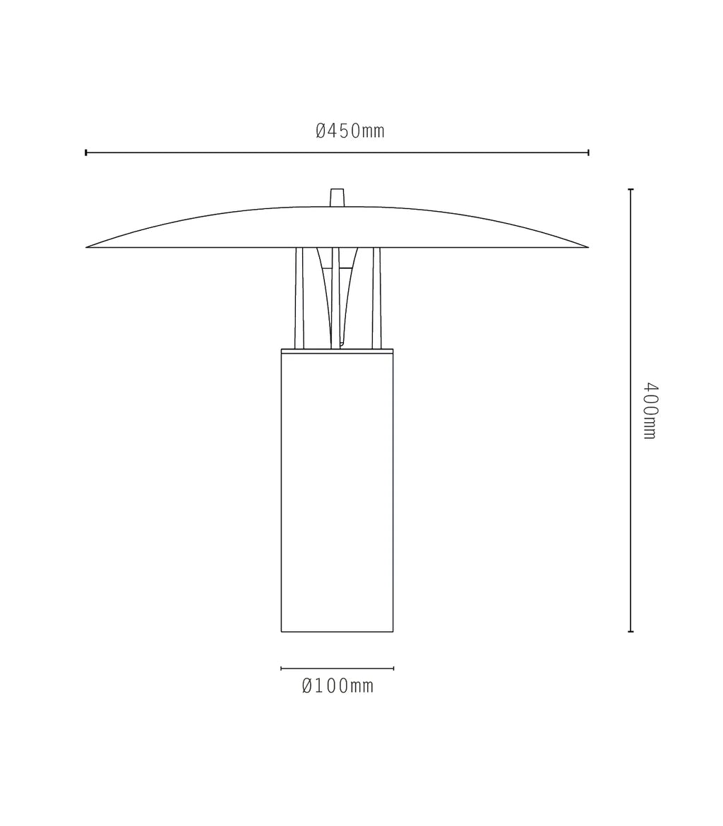 Luna Capiz Table Lamp