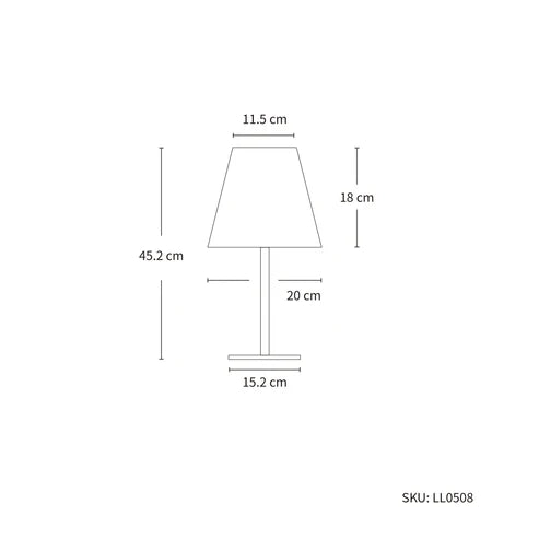 45CM Solar LED Table Lamp