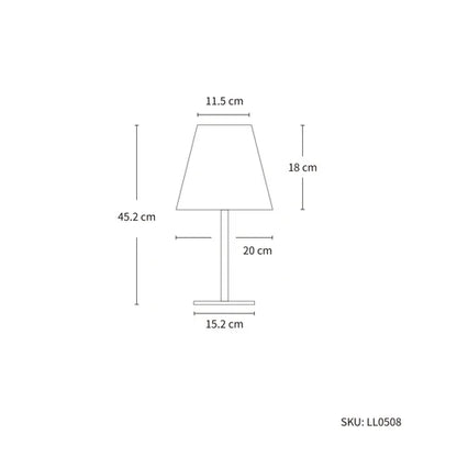 45CM Solar LED Table Lamp