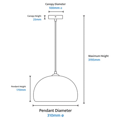 Passerine Dome Pendant