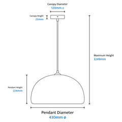 Passerine Dome Pendant