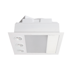 Linux Mini DC 3-in-1 Exhaust Fan White