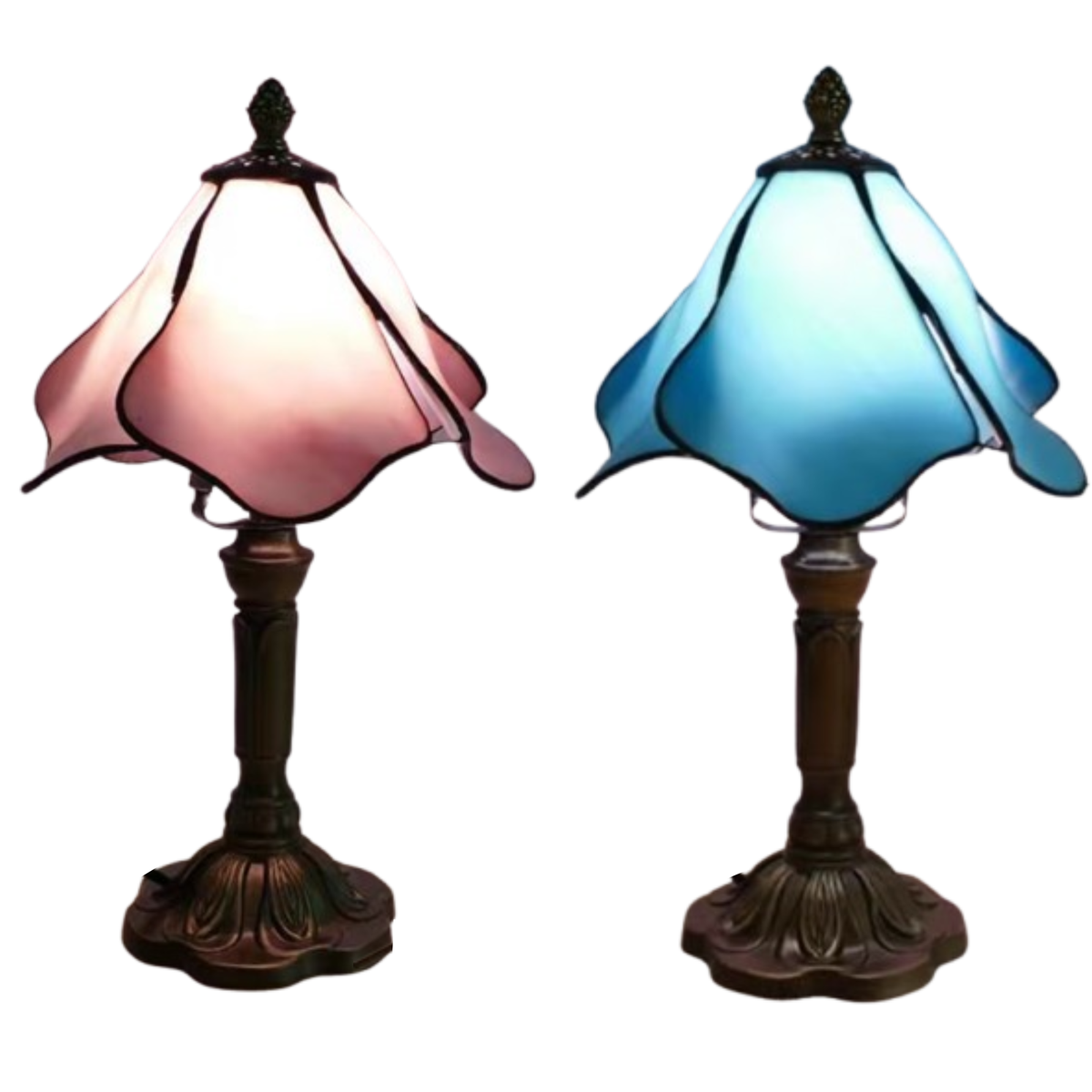 Lotus Shade Tiffany Table Lamp