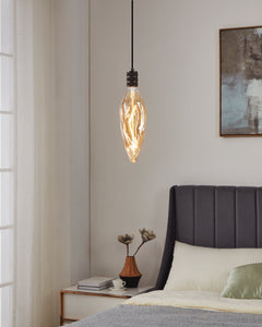 Large Amber LED Flame Globe 4w E27