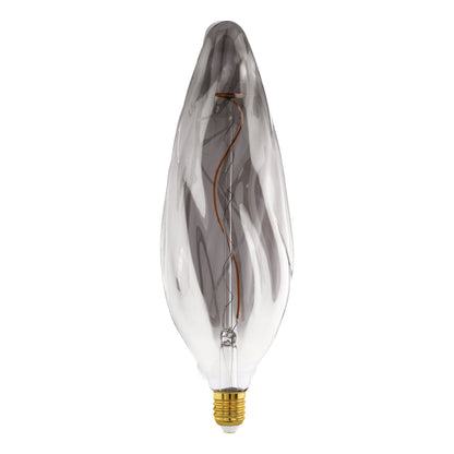 Large Smoke LED Flame Globe 4w E27