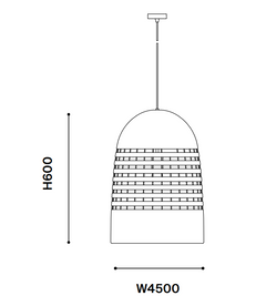 Malik Rattan Pendant