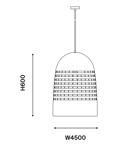 Malik Rattan Pendant