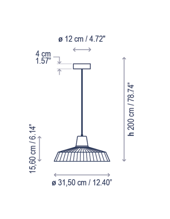 Marietta 32 Exterior Pendant