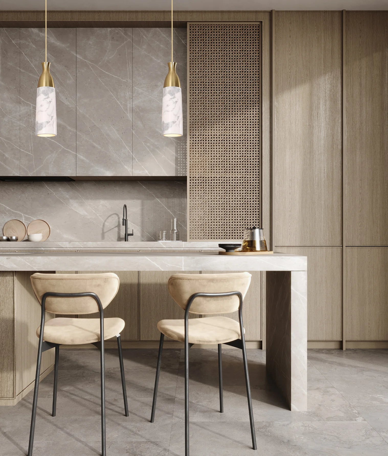 Marmol Marble Pendant Light