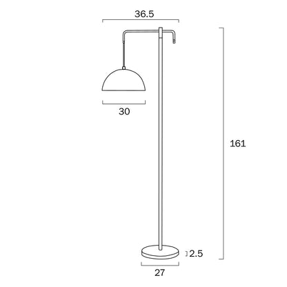 Marthos Dome Floor Lamp