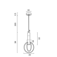 Marvin 1LT Pendant