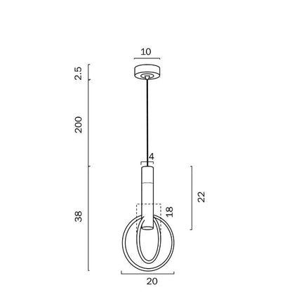 Marvin 1LT Pendant