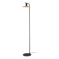 Mayazes Floor Lamp Black & Wood