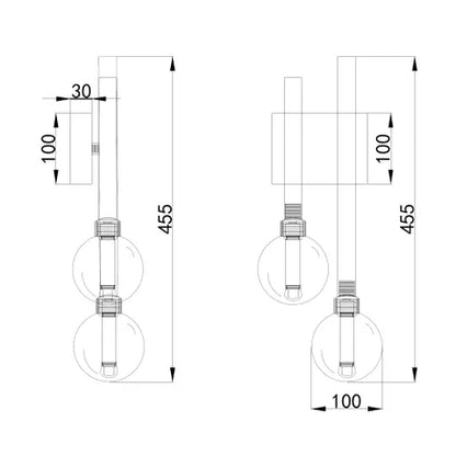 Meteor 2LT LED Wall Light