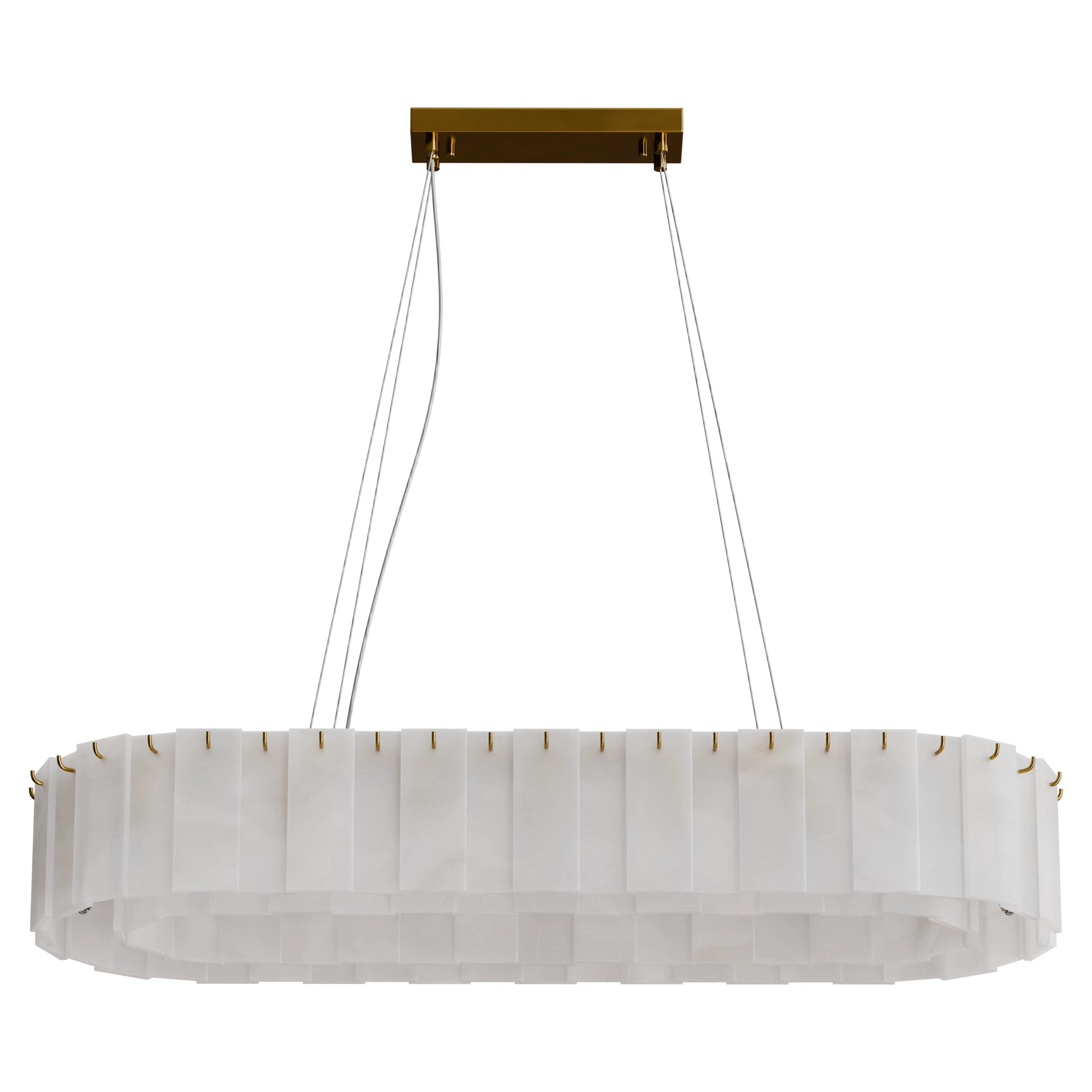 Mirage Linear Alabaster Pendant